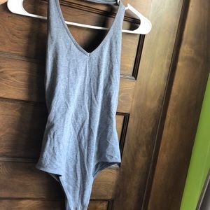 Grey bodysuit, worn but great condition